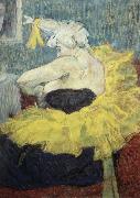 Henri  Toulouse-Lautrec The Clowness Cha-u-Kao France oil painting artist